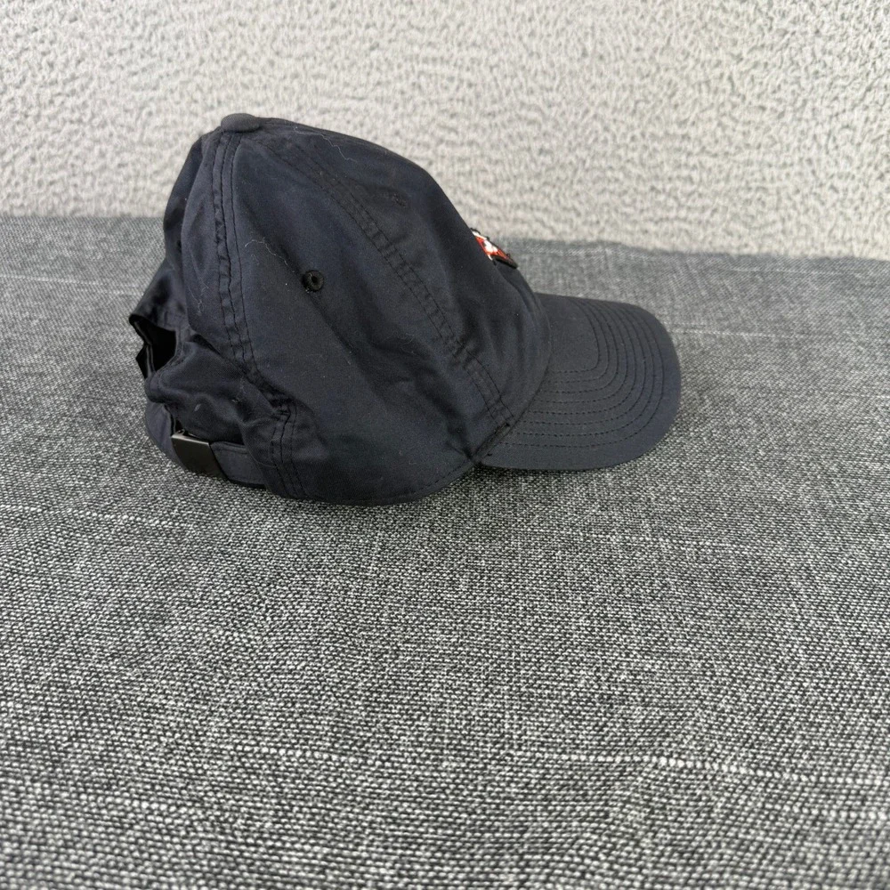 Nike Tiger Woods Frank Golf Hat Strap Back Black Heritage86 Dri-FIT Tiger Logo